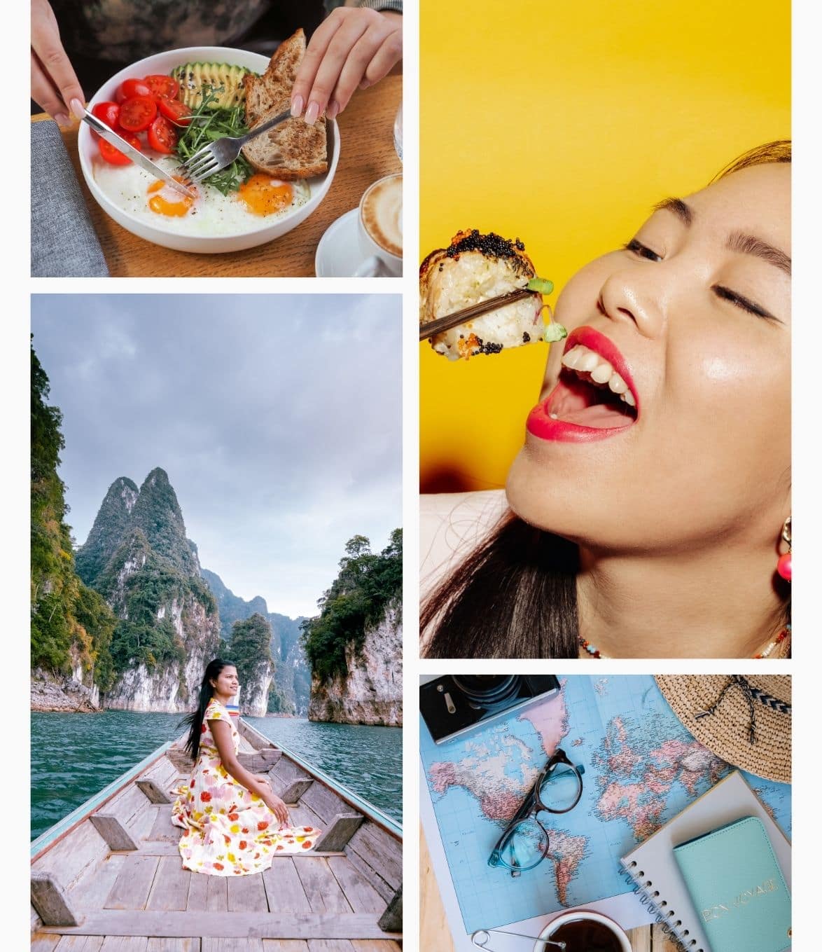 Différents types de voyageuses pour des destinations saveurs différentes